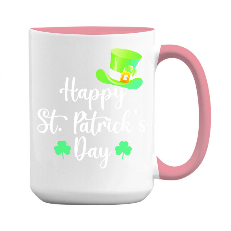 St Patricks Day T  Shirt Happy St. Patrick's Day Green T  Shirt 15 Oz Coffee Mug | Artistshot