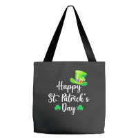 St Patricks Day T  Shirt Happy St. Patrick's Day Green T  Shirt Tote Bags | Artistshot