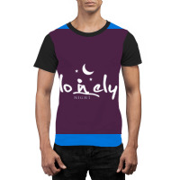 Lonely Night Peace  Green Graphic T-shirt | Artistshot