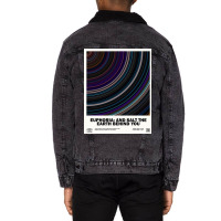 Minimaleuphoria And Salt The Earth Behind You Barcode Tv Show Poster 8 Unisex Sherpa-lined Denim Jacket | Artistshot