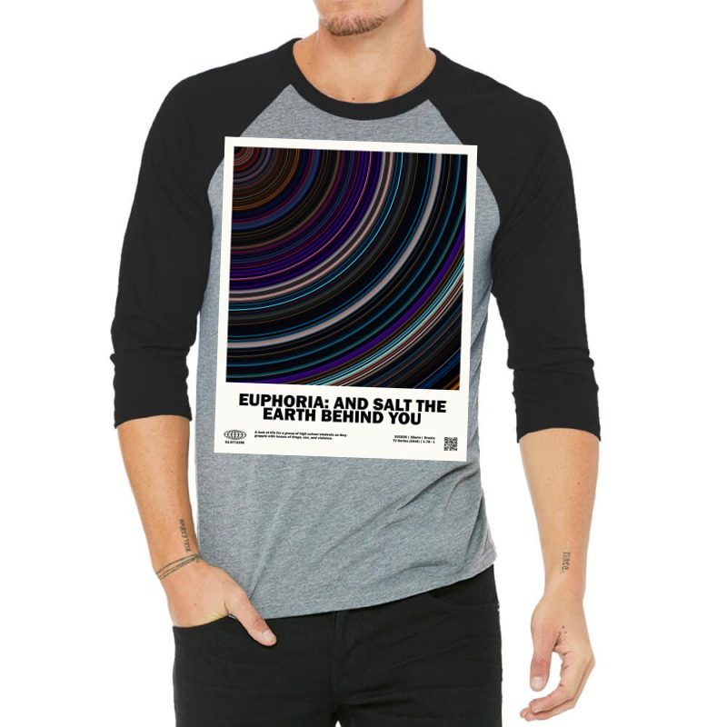 Minimaleuphoria And Salt The Earth Behind You Barcode Tv Show Poster 8 3/4 Sleeve Shirt | Artistshot