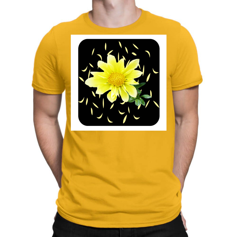 Pocket Yellow Flower  Stars T-shirt | Artistshot