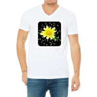 Pocket Yellow Flower  Stars V-neck Tee | Artistshot