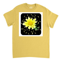 Pocket Yellow Flower  Stars Classic T-shirt | Artistshot