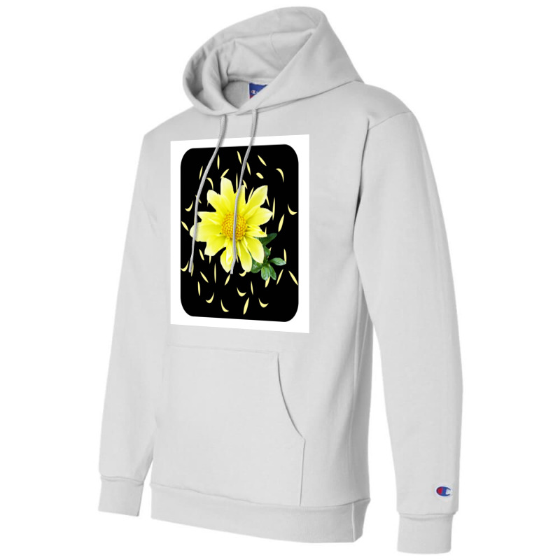 Pocket Yellow Flower  Stars Champion Hoodie | Artistshot