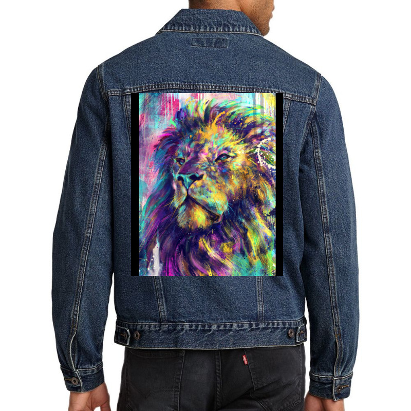 Primordial Gaze Classic  Hipster Men Denim Jacket | Artistshot