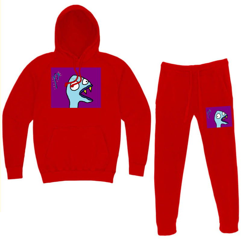 Quotfish Man Monsterquot By Richard F Yates Poster Travel Hoodie & Jogger Set | Artistshot