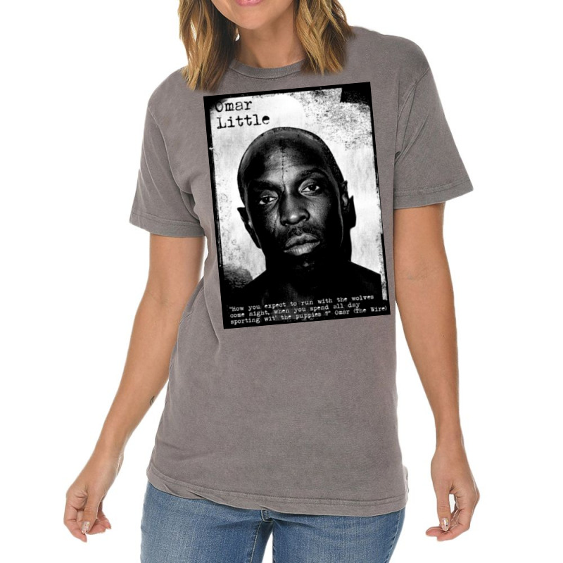 Omar The Wire Poster Tumblr Vintage T-shirt | Artistshot