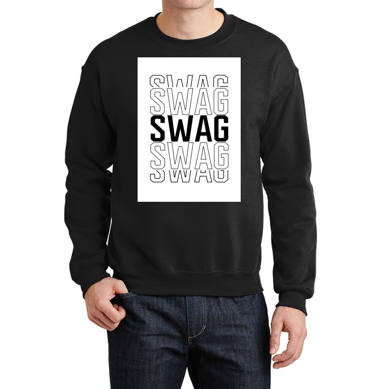 Swag  Cool Green Crewneck Sweatshirt | Artistshot