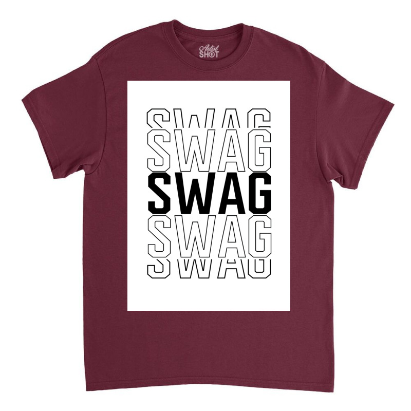 Swag  Cool Green Classic T-shirt | Artistshot