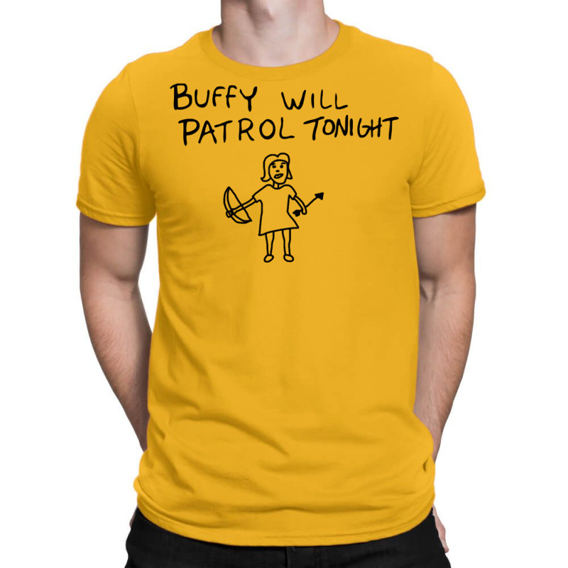 Buffy Will Patrol Tonight T-Shirt by gajanbasqesu | Artistshot