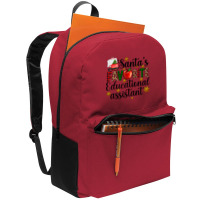 Santa's Favorite Educational Assistant Backpack | Artistshot