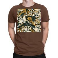 Trend Pattern With Tropical Leaves Plants  Retro Quote T-shirt | Artistshot