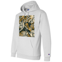 Trend Pattern With Tropical Leaves Plants  Retro Quote Champion Hoodie | Artistshot