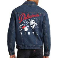 Delicious Retro Hip Hop Print Classic Men Denim Jacket | Artistshot