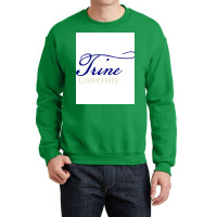 Trine University Sticker  Yellow Crewneck Sweatshirt | Artistshot