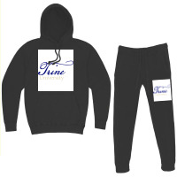 Trine University Sticker  Yellow Hoodie & Jogger Set | Artistshot