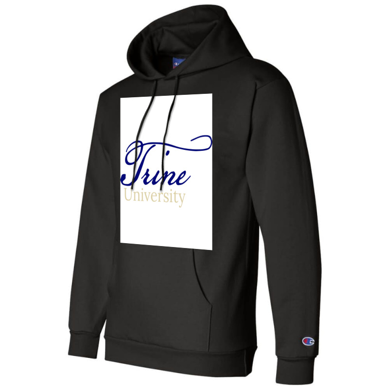 Trine University Sticker  Yellow Champion Hoodie | Artistshot