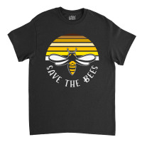 Retro Vintage Bumble Bee Save The Bees Classic T-shirt | Artistshot