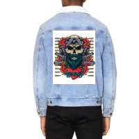 Vintage Anarchy Tattoo  Aesthetic Unisex Sherpa-lined Denim Jacket | Artistshot