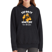 Support Your Local Honey Bee Vintage Hoodie | Artistshot