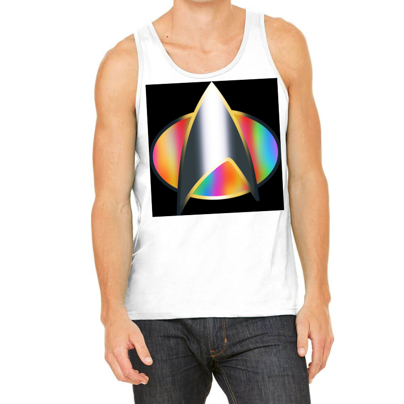 Science Fiction Tv Show Pride Rainbow Badge Insignia Poster Cute Tank Top | Artistshot