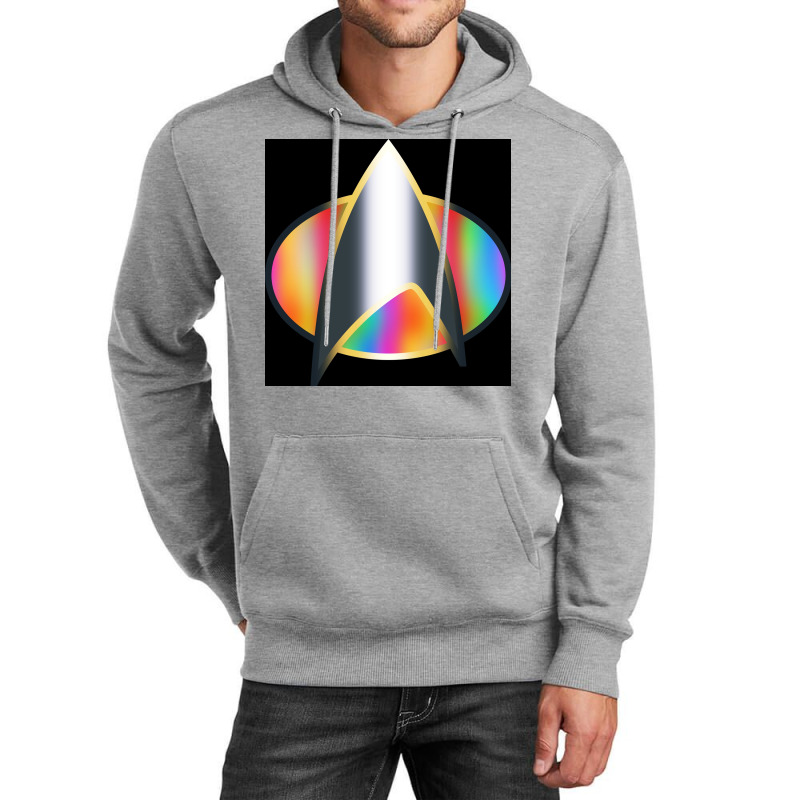 Science Fiction Tv Show Pride Rainbow Badge Insignia Poster Cute Unisex Hoodie | Artistshot