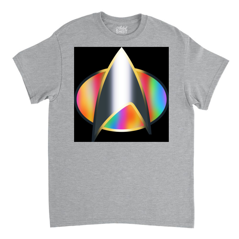 Science Fiction Tv Show Pride Rainbow Badge Insignia Poster Cute Classic T-shirt | Artistshot