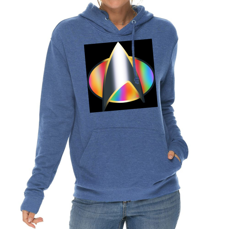 Science Fiction Tv Show Pride Rainbow Badge Insignia Poster Cute Lightweight Hoodie | Artistshot