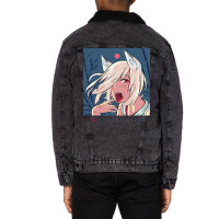 Brawlhalla   Bloody Yumiko Unisex Sherpa-lined Denim Jacket | Artistshot