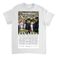 The Michigan Daily Front Cover  Gift Classic T-shirt | Artistshot