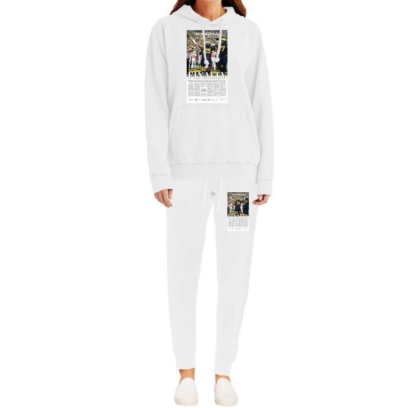 The Michigan Daily Front Cover  Gift Hoodie & Jogger Set | Artistshot