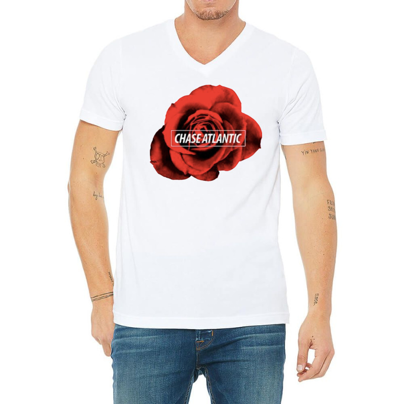 Chase Atlantic Rose V-Neck Tee by mannoakciu | Artistshot