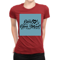 Open Heart Open Mind  Trending Ladies Fitted T-shirt | Artistshot