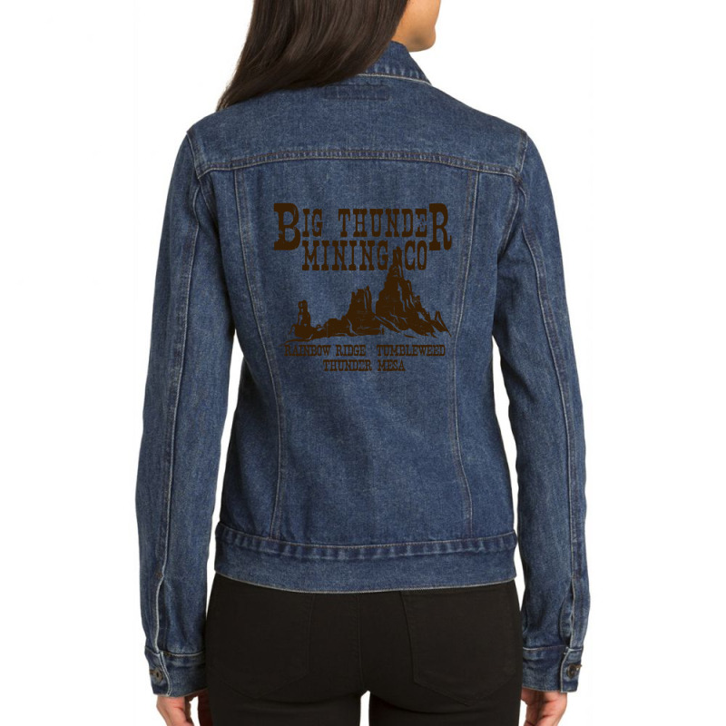 Big Thunder Mining Co Ladies Denim Jacket by LindsayAnnSkog | Artistshot