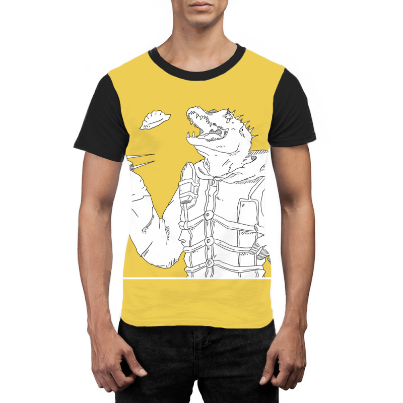 Caiman's Gyoza Graphic T-shirt by gajanbasqesu | Artistshot