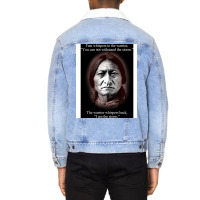 Fate Whispers To The Warrior Unisex Sherpa-lined Denim Jacket | Artistshot