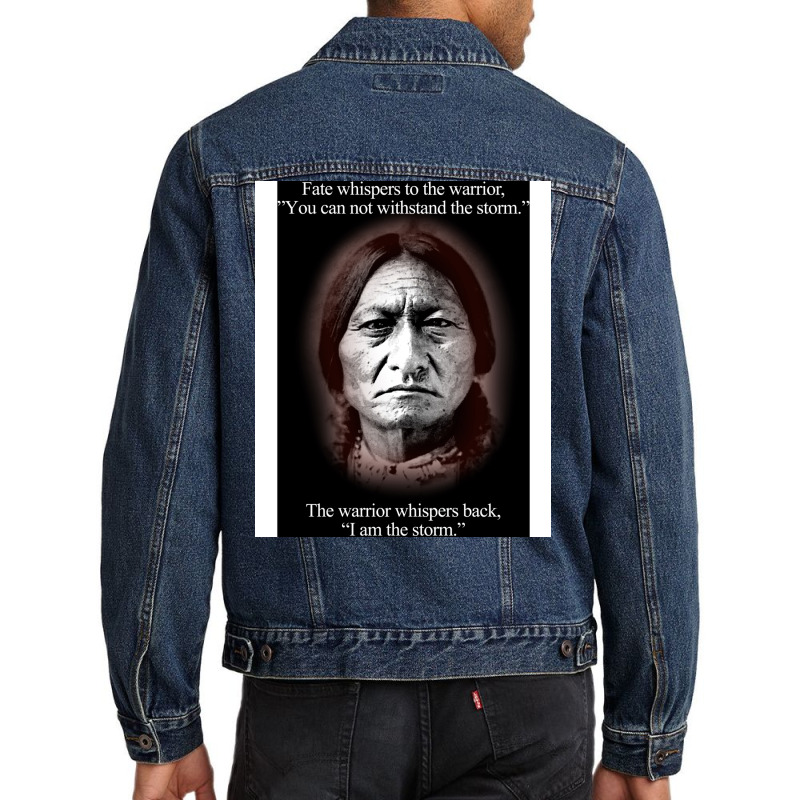 Fate Whispers To The Warrior Men Denim Jacket | Artistshot