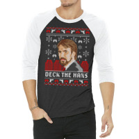 Die Hard Christmas Sweater 3/4 Sleeve Shirt | Artistshot