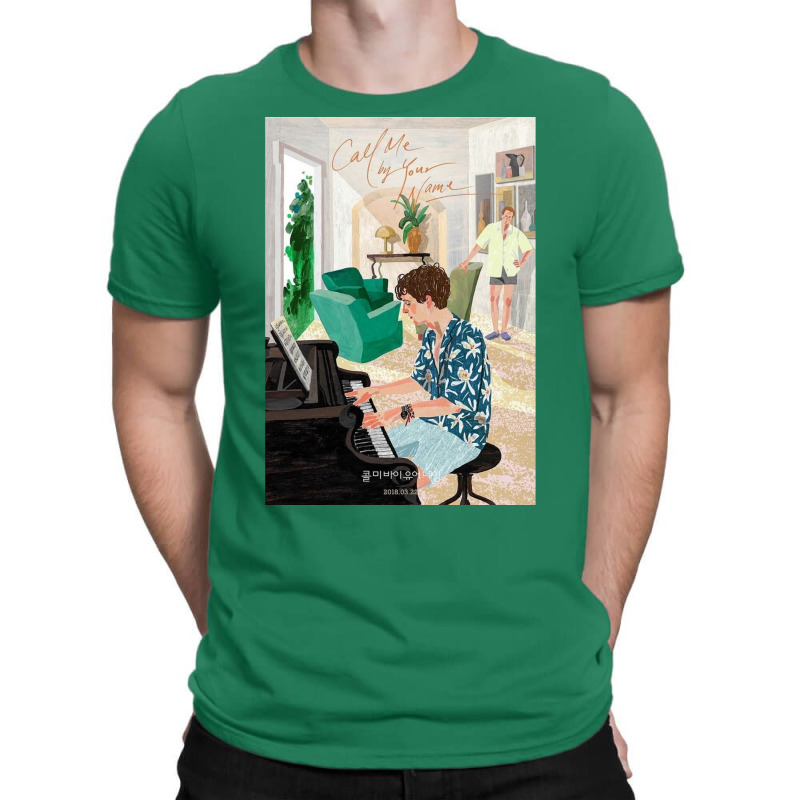 Call Me By Your Name Korean Poster T-Shirt by gajanbasqesu | Artistshot