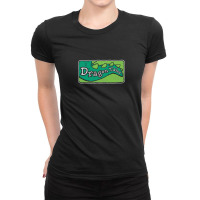 Dragon Tales Black 1 Ladies Fitted T-shirt | Artistshot