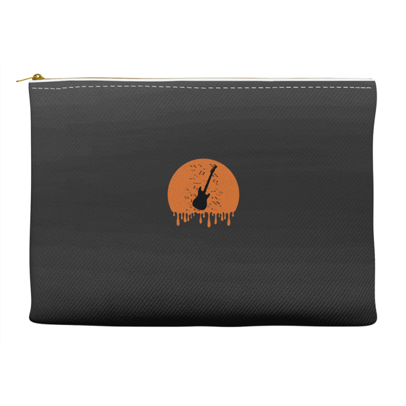 Retro Bass Guitar Dripping Accessory Pouches | Artistshot