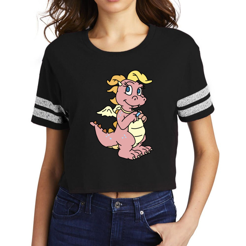 Dragon Tales Cassie Fan Art 1 Scorecard Crop Tee by IsabelConstance | Artistshot