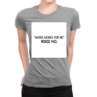 Weirs Work For Me Poster 80s Ladies Fitted T-shirt | Artistshot