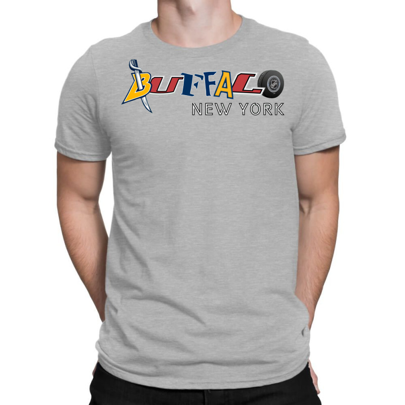 Buffalo New York Hockey Mashup T-Shirt by inggaerzoahg | Artistshot