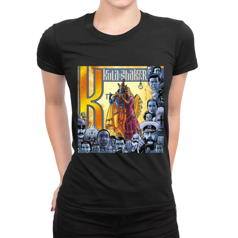 Kula Shaker Classic Ladies Fitted T-Shirt by AnthonyNone | Artistshot