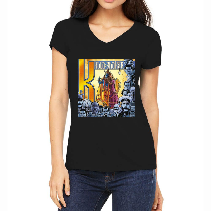 Kula Shaker Classic Women's V-Neck T-Shirt by AnthonyNone | Artistshot