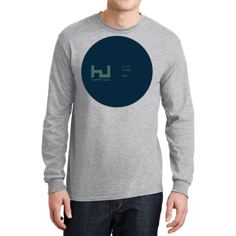 Burial   Kindred   Record Print Long Sleeve Shirts by inggaerzoahg | Artistshot