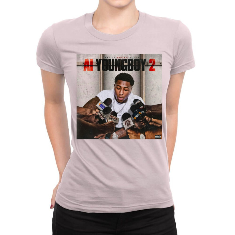 Best Ai Youngboy 2 Album Cover Ladies Fitted T-Shirt by joodaxetei | Artistshot