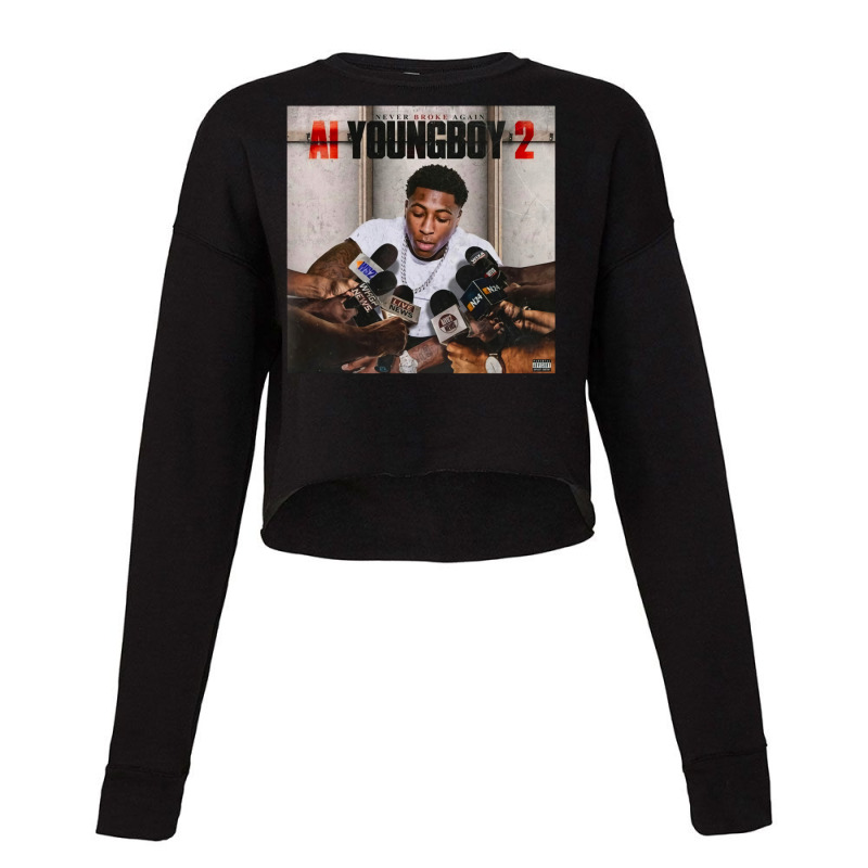 Best Ai Youngboy 2 Album Cover Cropped Sweater by joodaxetei | Artistshot